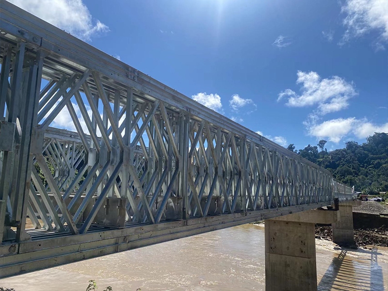 Proyecto de puente Bailey de 108 metros en Malasia