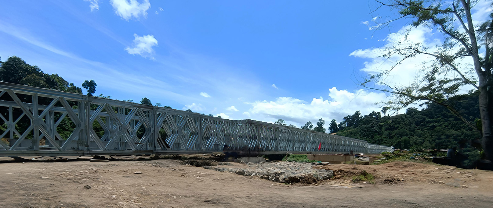 Proyecto de puente Bailey de 108 metros en Malasia