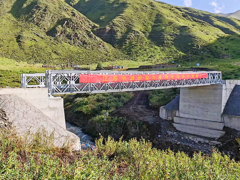 Puente Bailey CB 100 Puente Bailey galvanizado reforzado de una sola capa y doble fila
