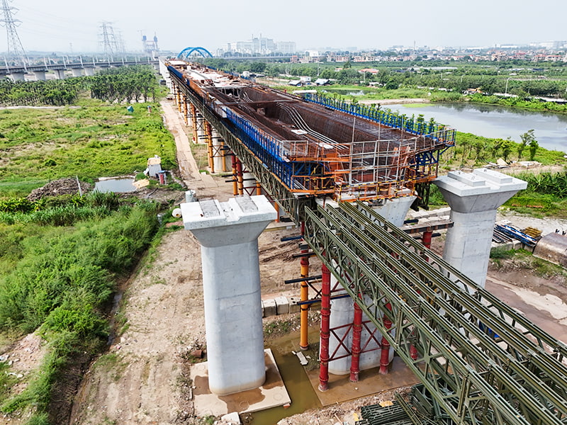 Soporte de construcción Super Bailey personalizado de gran envergadura y carga de 900 toneladas