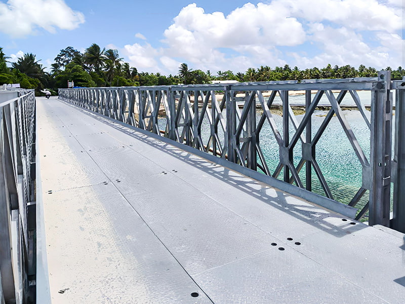 Puente Bailey CB 200 Puente Bailey galvanizado de una sola capa y doble fila